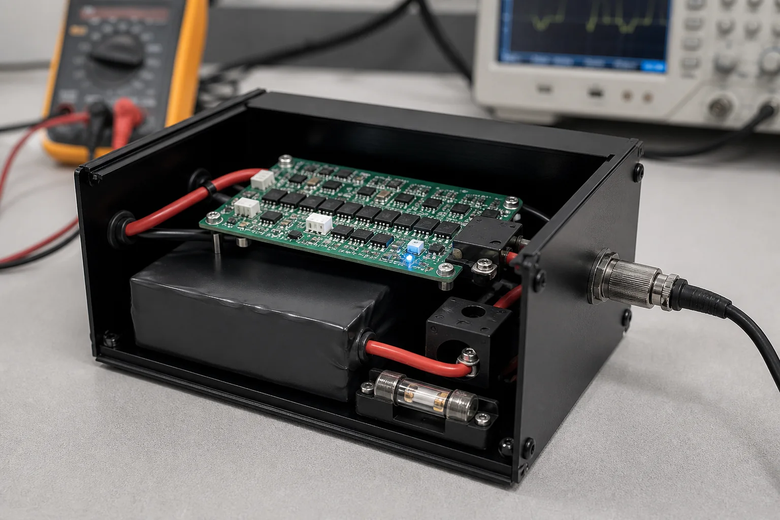 Compact battery management system prototype
