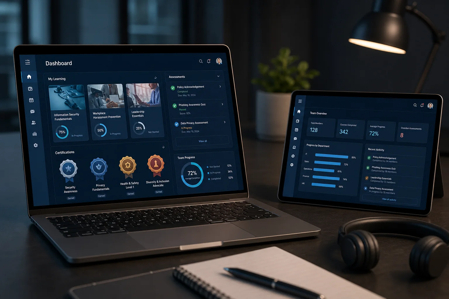 Company learning management system
