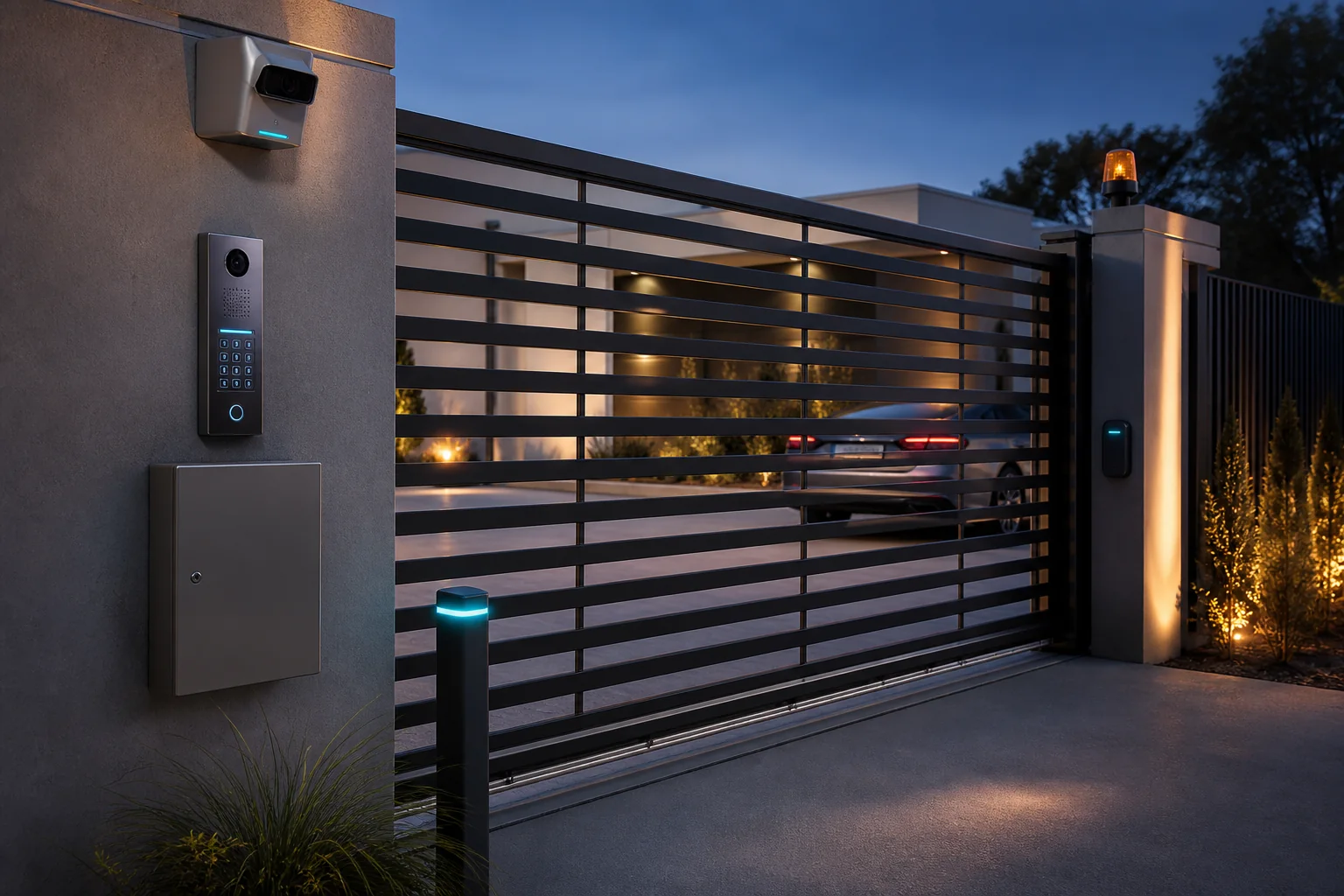 AI smart gate security system